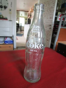 Coca Cola, alte Glasflasche  0,25 l - Bild 1 von 4