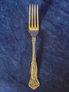 Nelke 7 1/8" Gabel(n) Wallace Sterling monogrammiert vorne 1909 Nachlass - Bild 1 von 4
