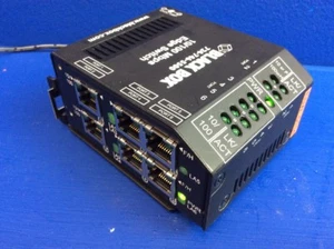 BLACK BOX LBH600A 10/100Mbps EDGE SWITCH 6-PORTS W/ POWER SUPPLY - Picture 1 of 8