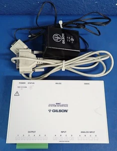 GILSON 506C System Interface Module w/ AC Adapter RS-232 Cable - Bild 1 von 6