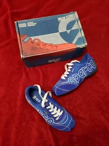 NEW Sparco Driving Racing Shoes Blue Size 6 US  - Picture 1 of 1