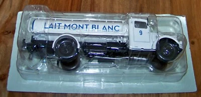 Collection camion Berliet 1/43 Hachette GDR 7W citerne lait Mont Blanc N°99 - Photo 1/2