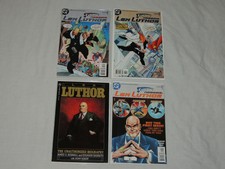 LEX LUTHOR THE UNAUTHORIZED BIOGRAPHY; SUPERMAN'S NEMESIS LEX LUTHOR 1 3 4 OF 4