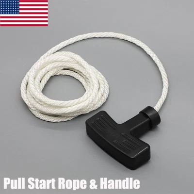 Cuerda de arranque y mango para arranque de retroceso grande para HONDA ATC200ES ATC200S ATV Foto 1 de 4