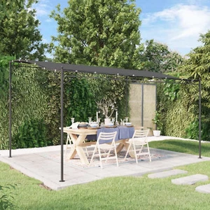 Tidyard Pavillon 3x4 Markise Sonnenschutz Gartenpavillon Terrassendach Q4F1 - Bild 1 von 8