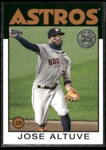 2021 Topps #86B-24 Jose Altuve #86B-24 1986 Topps Baseball 35th Anniv - Picture 1 of 2