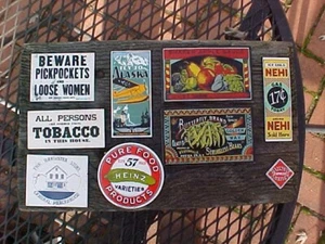 Lot of 9 Rooney Porcelain Magnets: NEHI HEINZ LOOSE WOMEN SHAKER APPLE+ VGC - Picture 1 of 9