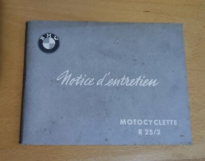 BMW R25/3 Libretto uso e manutenzione in Francese - Immagine 1 di 4
