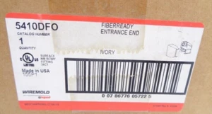 Wiremold 5410DFO NM 5400 Series Radiused Divided Entr Cap Fitting   Iv New 5821 - Picture 1 of 3