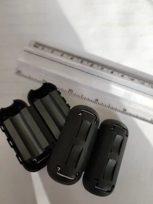 3 Motor Ring Core Ferrite Bead Clamp Coil Noise Filter Clip Snap Cable 2.4 x 5.5 - Image 1 of 4