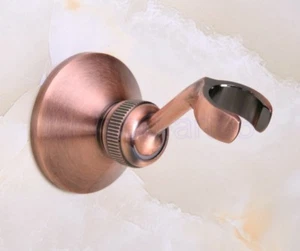 Supporto soffione doccia miscelatore manuale bagno rame rosso parete fsh064 - Foto 1 di 7