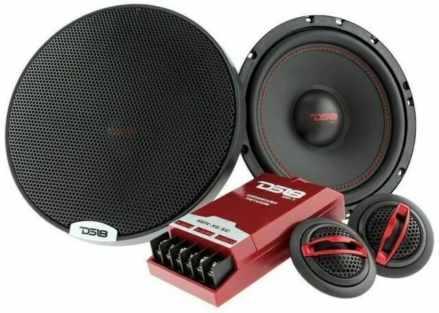 DS18 Gen-x6.5c 6.5" 2 Way Stereo Component Car Audio Speaker Set