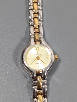 Reloj Pulsera Berenger Mujer Dos Tonos Clásico Batería Nueva Funciona 18mm Foto 1 de 4