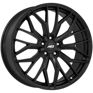 ALLOY WHEEL AEZ PORTO BLACK FOR VOLKSWAGEN TOURAN 8X19 5X112 BLACK MATT W2D - Picture 1 of 4