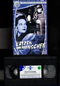 KATZEN MENSCHEN  s/w Horror 1942   VHS Rarität   - Foto 1 di 2