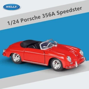 Porsche 356A Speedster Soft Top Red NEX Models Series 1/24 Diecast Model Car - Picture 1 of 2