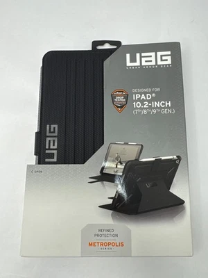 Чехол-книжка UAG Metropolis для Apple iPad 10,2 дюйма (7/8/9 поколения) черный - Изображение 1 из 4
