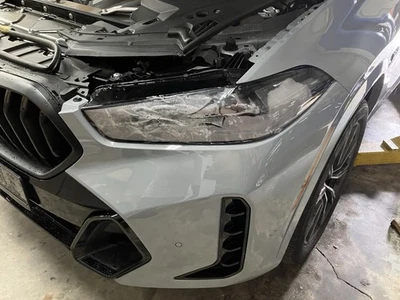 2024 2025 宝马 X5 X6 左驱动侧 LED 阴影线头灯*损坏* — 第 1/4 张图片