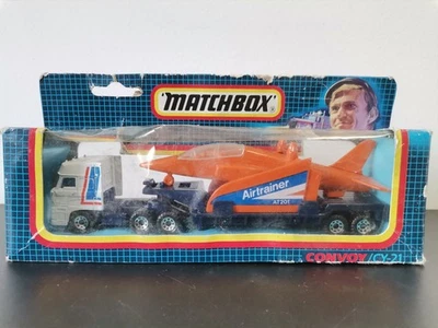 MATCHBOX CONVOY DAF AIRCRAFT TRANSPORTER CY21 - Immagine 1 di 4