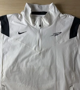 Maglione Nike Tennis Dri Fit 1/4 Zip Ventilato Uomo XL Maglia Swoosh Y2K Tennis Golf - Foto 1 di 6