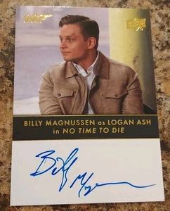 2025 UD 007 James Bond No Time To Die Billy Magnussen como Logan Ash Auto #NDV-BM - Imagen 1 de 2