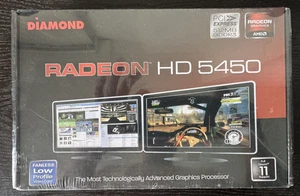 NEW SEALED - Diamond AMD Radeon HD 5450 512GB DDR3 PCI Express - Picture 1 of 5