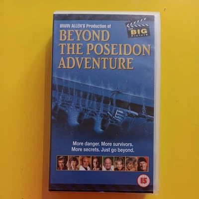 Beyond The Poseidon Adventure VHS Michael Caine Sally Field Sequel Video TESTED - Image 1 of 3