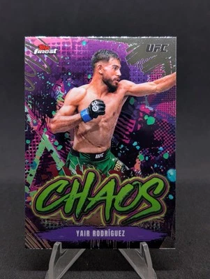 2024 Topps Finest UFC - Chaos Yair Rodriguez #CHA-27 - Image 1 of 2