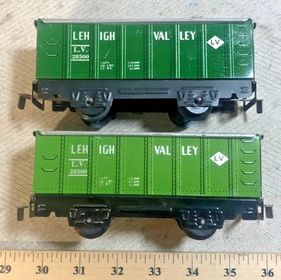 2 góndolas Marx 6 pulgadas 28500 Lehigh Valley lado alto - ¡Diferentes tonos! (C) Foto 1 de 4