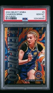 2024 Panini Select Wnba En Fuego #5 Cameron Brink RC PSA 10 8A - Picture 1 of 2
