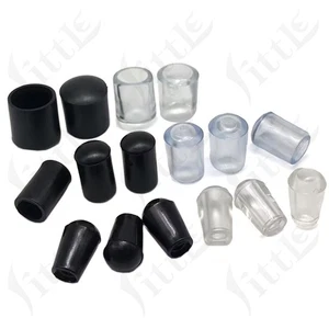 Multiple colors End Cap Tubes Cable Coat hanger Protector Cover Rod Bar Screws - Picture 1 of 46