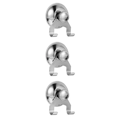  3 Pieces Suction Towel Racks for Bathroom Glass Shower Door Hook - Image 1 of 4