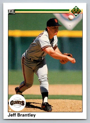 1990 Upper Deck # 358 - Jeff Brantley - San Francisco Giants - Image 1 of 2