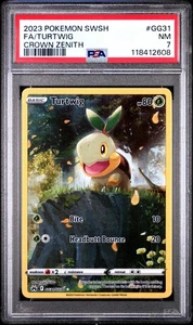 PSA 7 TURTWIG GG31/GG70 CROWN ZENITH: GALARIAN GALLERY HOLO - Picture 1 of 1