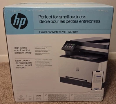 HP Color LaserJet Pro MFP 3301fdw Printer #499Q5F BRAND NEW SEALED‼️🔥✅✅✅✅ - Image 1 of 3