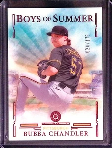 2025 Panini Boys of Summer #86 Bubba Chandler Red #/175 - Picture 1 of 2