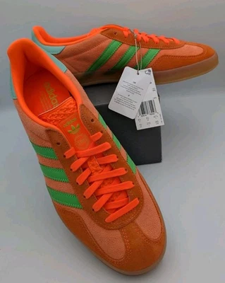 Talla 10 - Adidas Gazelle Interior Solar Naranja Transparente Como Nuevo W Foto 1 de 4