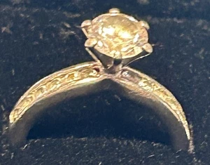 925 Silver Ring Size J - Picture 1 of 7