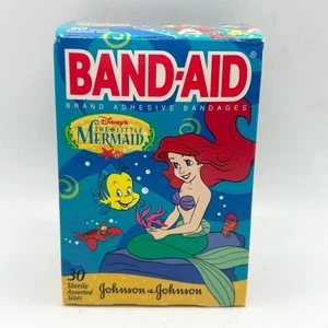 Vintage Disney The Little Mermaid Princess Ariel Band-Aids Johnson & Johnson NIB - Picture 1 of 5