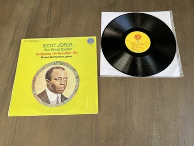 Scott Joplin The Entertainer LP 1974 Olympic OL-7116 Richard Zimmerman EX/EX - Image 1 of 4
