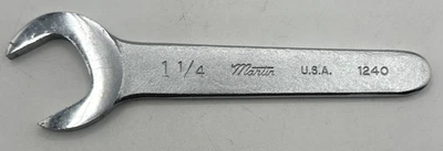 Llave de servicio Martin 1240 1-1/4" patrón corto delgado SAE hecha en EE. UU. Foto 1 de 4