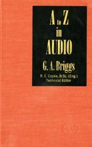 Gran libro - ¡Guía de audio! ¡VINTAGE! A a Z en audio 1961 por Briggs - Imagen 1 de 1