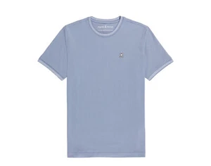 Psycho Bunny Men's Logan Tee Chambray Blue Shirt B6U137Y1PC-BLUCHA - Picture 1 of 3