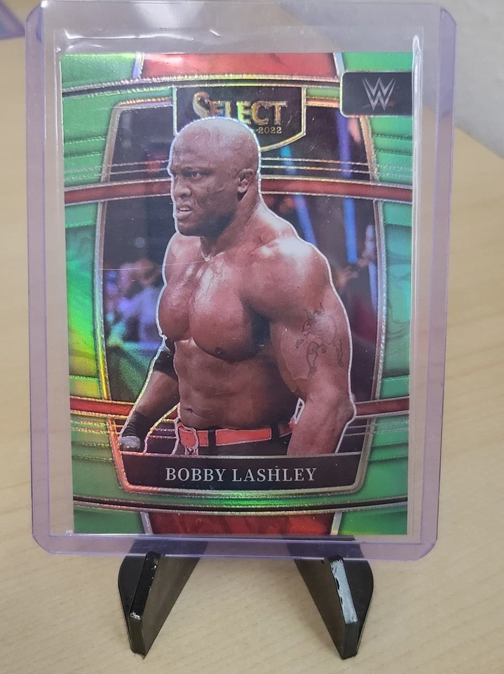 Bobby Lashley 2022 WWE Panini Select Green Prizm Concourse /49 Raw - Image 1 of 3