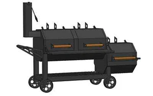 DIY BBQ SMOKER PLANS - BARBEQUE SMOKER BUILD - PLANS ON CD-ROM - Picture 1 of 9