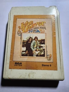 John Denver 8 track tape 1974 Back home again - RCA CPS1-0548 VG ET2 - Picture 1 of 2