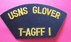 USNS Glover T-AGFF 1 United States Naval Ship New Navy Military Iron-On Patch 