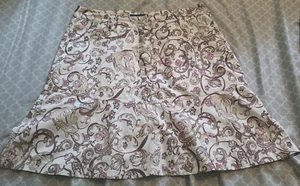 Daily Sports Golf Skort Beige And Pink Size 4 Mesh Shorts - Picture 1 of 8
