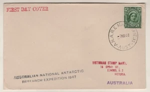 MACQUARIE ISLAND • 1948 • Cubierta de recuerdo a Australia con prestigio ANARE 1947 - Imagen 1 de 1