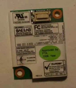 TOSHIBA V000130180 genuine SCHEDA MODEM RD02-D330 Satellite L300 - Afbeelding 1 van 2